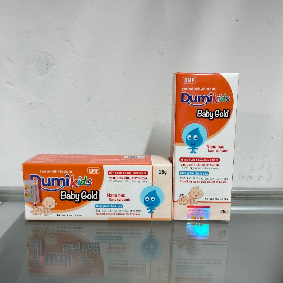Dumikids Baby Gold Cream Helps Reduce Eczema, Dairy, Ringworm, Rash ...