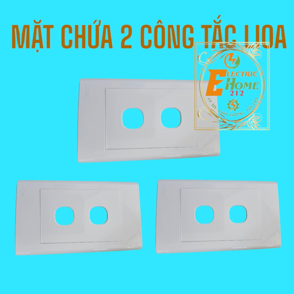 3 PCS 2-hole wall face - lioa switch face - socket cover - lioa round ...
