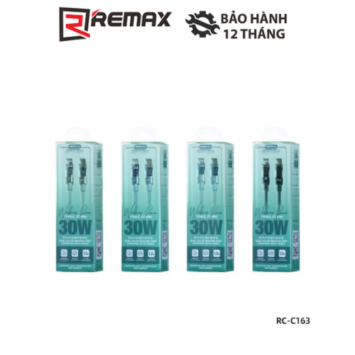REMAX RC-C163 Charging Cable Type C to Lning Max Port 30W Length 1m2 ...