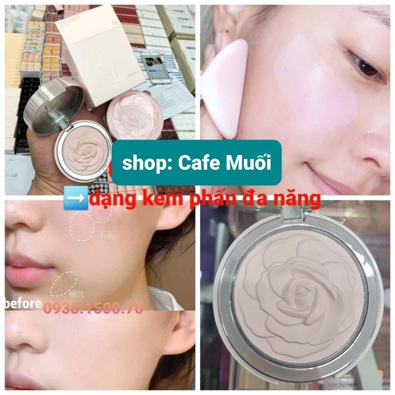 6in1 MULTI-FUNCTIONAL Rose COMPRESSED POWDER Missha Glow Tone Up Rose ...