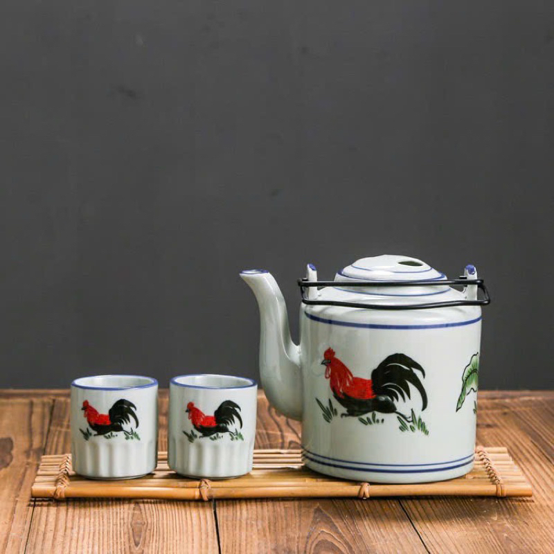 Chicken TEA SET Clear (1 POT, 6 CUP) | Shopee Malaysia