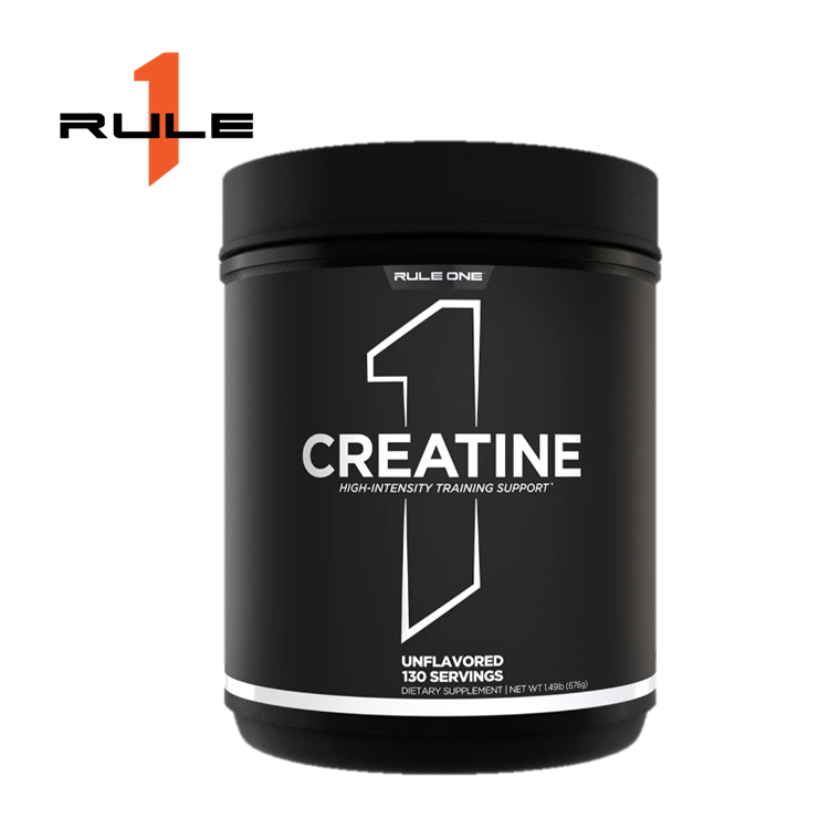 Increase muscle strength Rule 1 Creatine unflavored 130 servings (698g ...