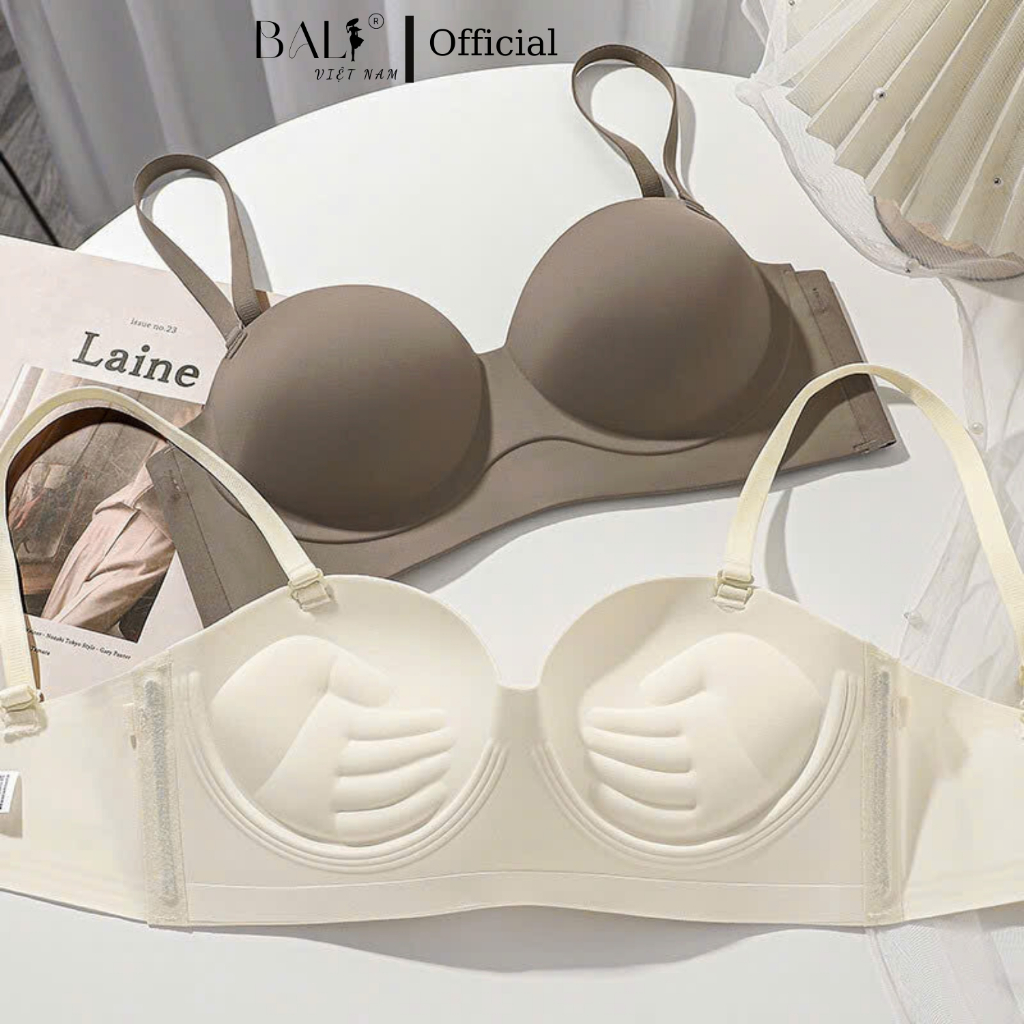 Rimless Push Up Bra, Soft Foam Bra with 5cm Thick Padded to Create Sexy ...
