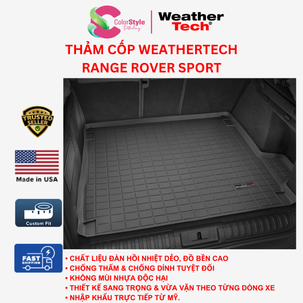 WeatherTech Range Rover Sport Car Trunk Mat - Genuine American 40658 ...
