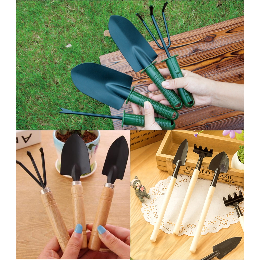 Set Of 3 Piece Gardening Tools For Planting Plants | Shopee Malaysia