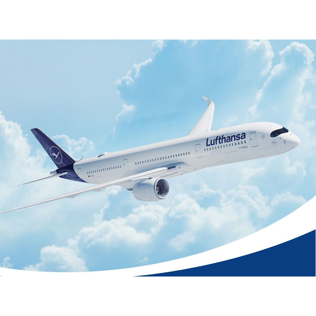 AIRBUS A350-900 Lufthansa Commercial Airplane Paper Model | Shopee Malaysia