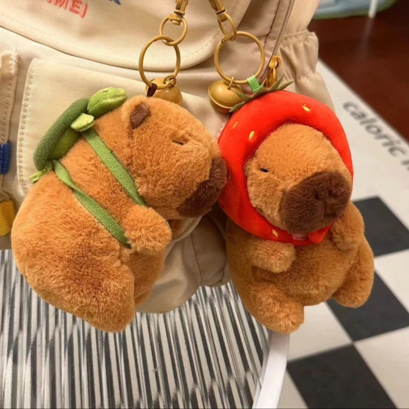 Pb Capybara Stuffed Animal Keychains Toy Doll Animal Pendant Bag Lang Doll For Children Gift Shopee Malaysia