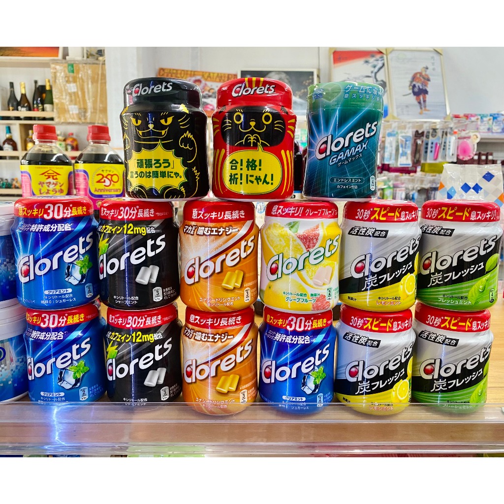 Clorets mint gum with all flavors domestically made in Japan | Shopee ...