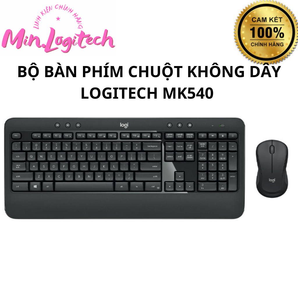 Logitech MK540 Wireless Keyboard + Mouse Set- Genuine Product | Shopee ...