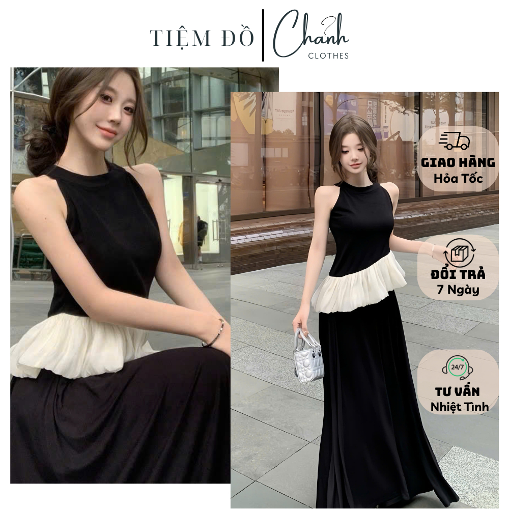 Body Set Tank Top with Ruffles Mixed with Elegant Fishtail Skirt to ...