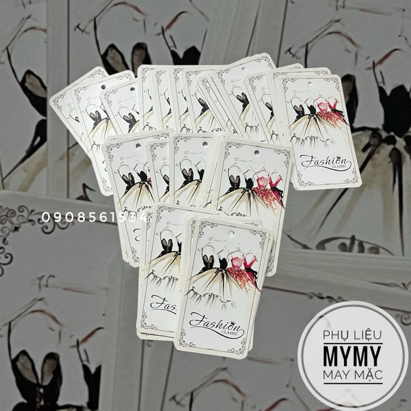 Women's fashion paper labels | Shopee Malaysia