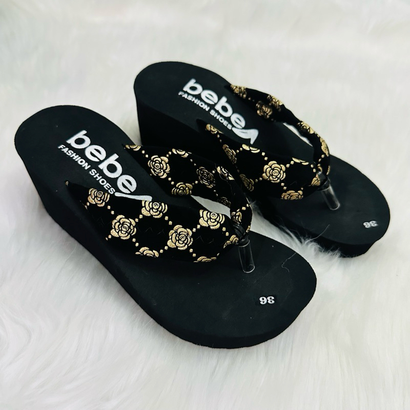 Bebe high heel flip flops online