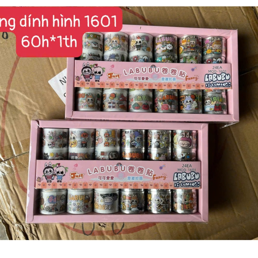 Sticker rolls of Capybar, Labubu stickers, hottest stickers | Shopee ...