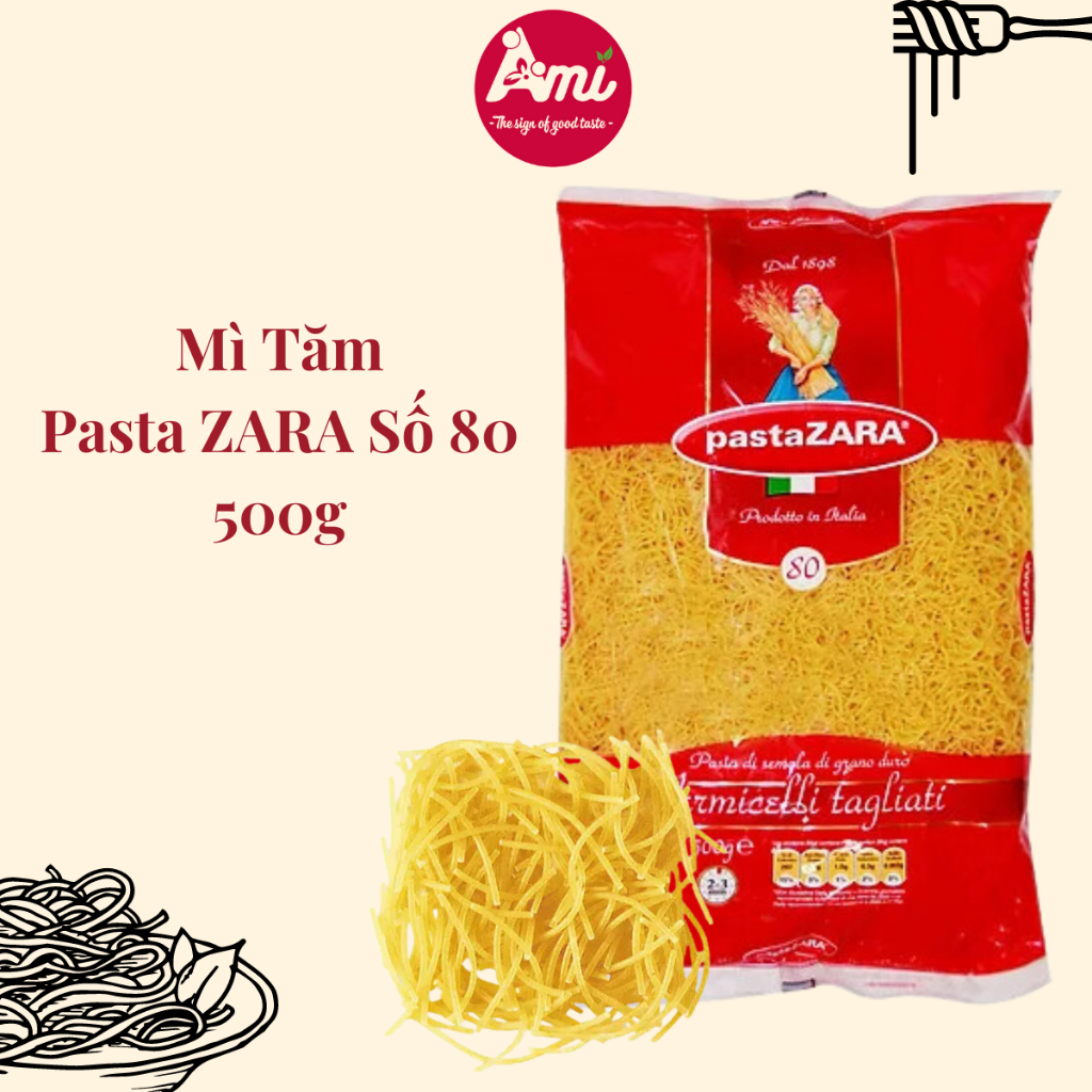 ZARA Pasta No. 80 for Children – 500g Pack | Shopee Malaysia
