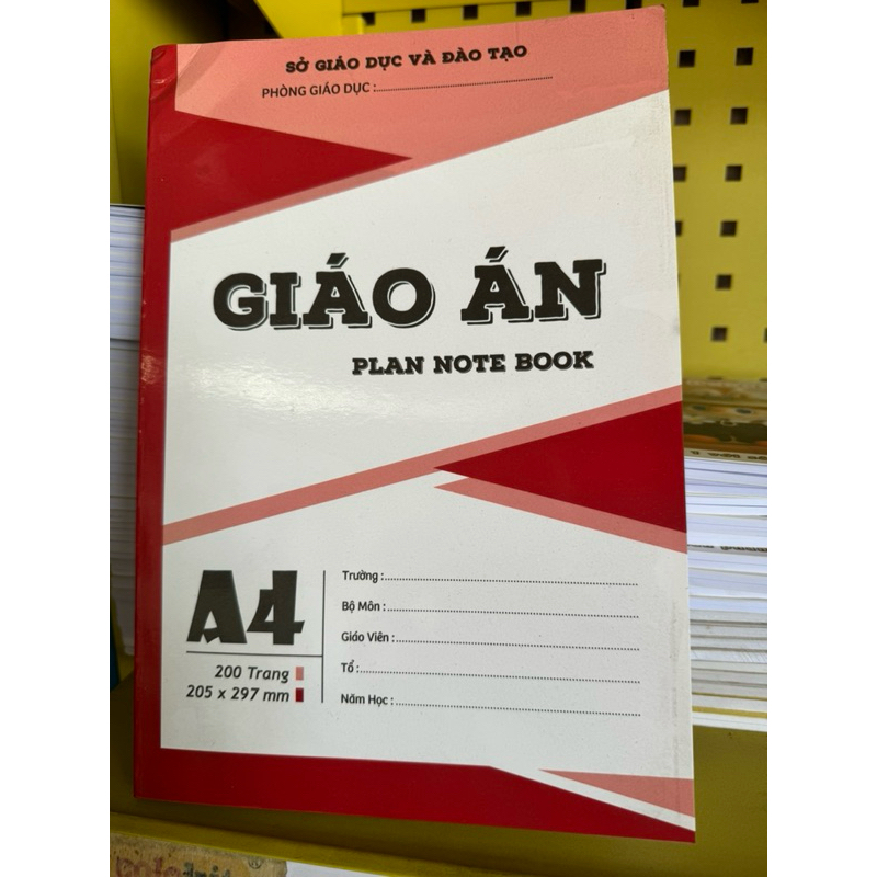 A4 Size Horizontal Lesson Plan Notebook 200 Pages (5 Volumes) | Shopee ...