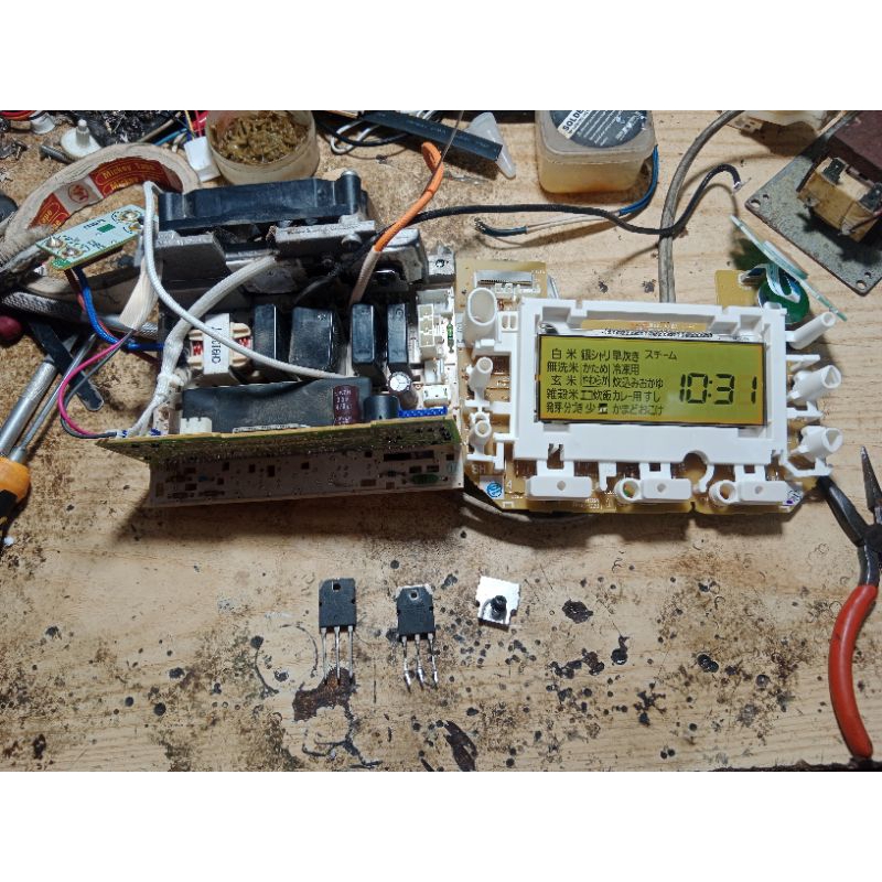 Combo of 2 capacities ( IGBT 50N324) disassembled product of Panasonic ...