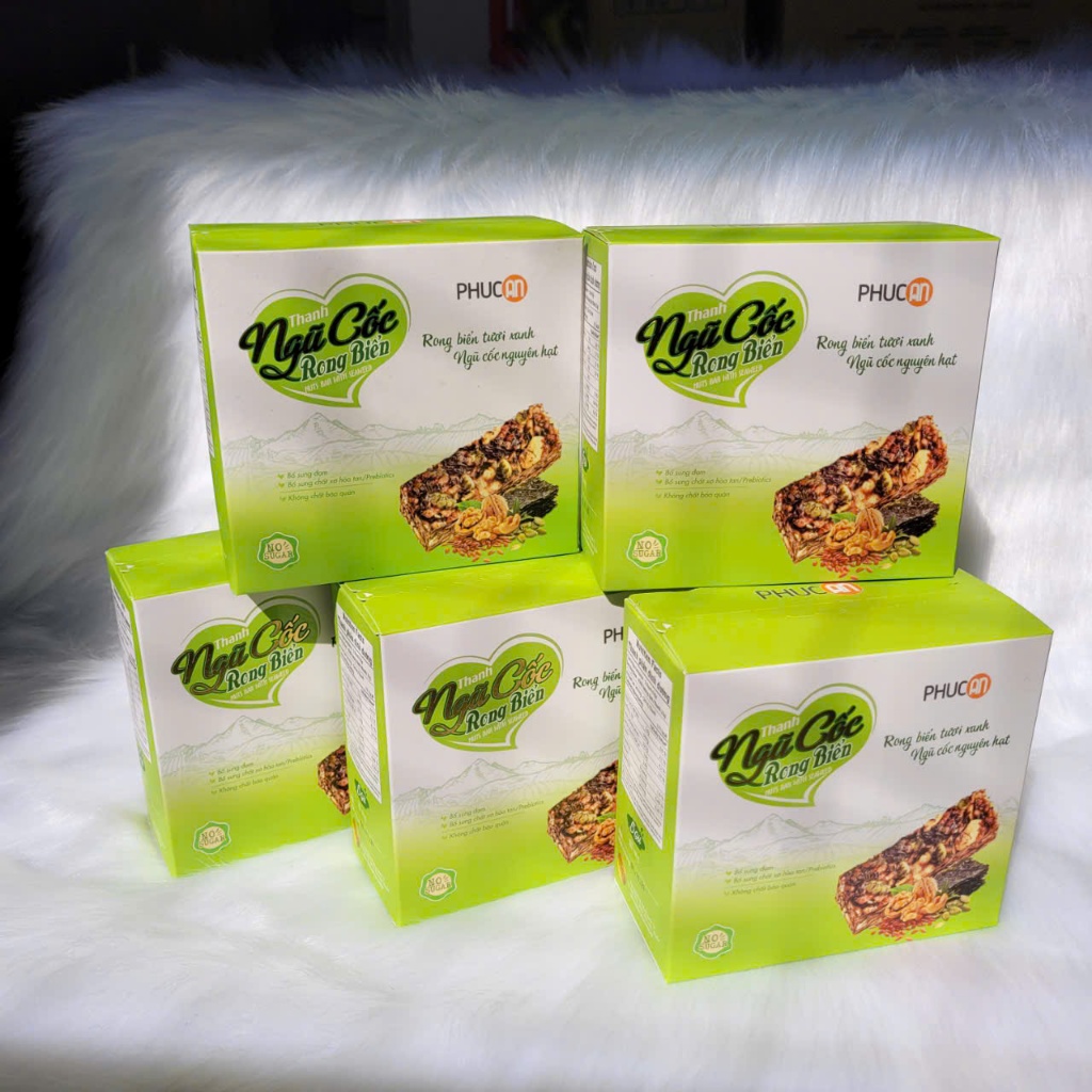 01 Box (24 Boxes) - Phuc An Seaweed Flavored Brown Rice Bars ...
