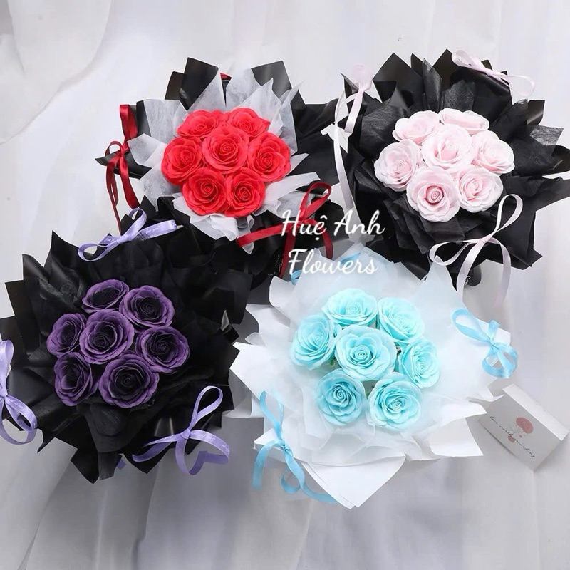 ECODOR flower bouquet Combo, 7 flowers + card gift box | Shopee Malaysia