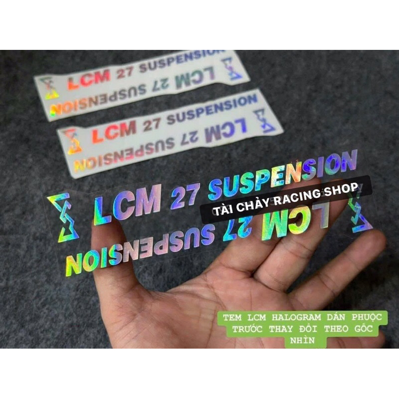 [ 1 bag ] LCM HALOGRAM BACKGROUND STAMPS FRONT FORK STICKERS THAT ...