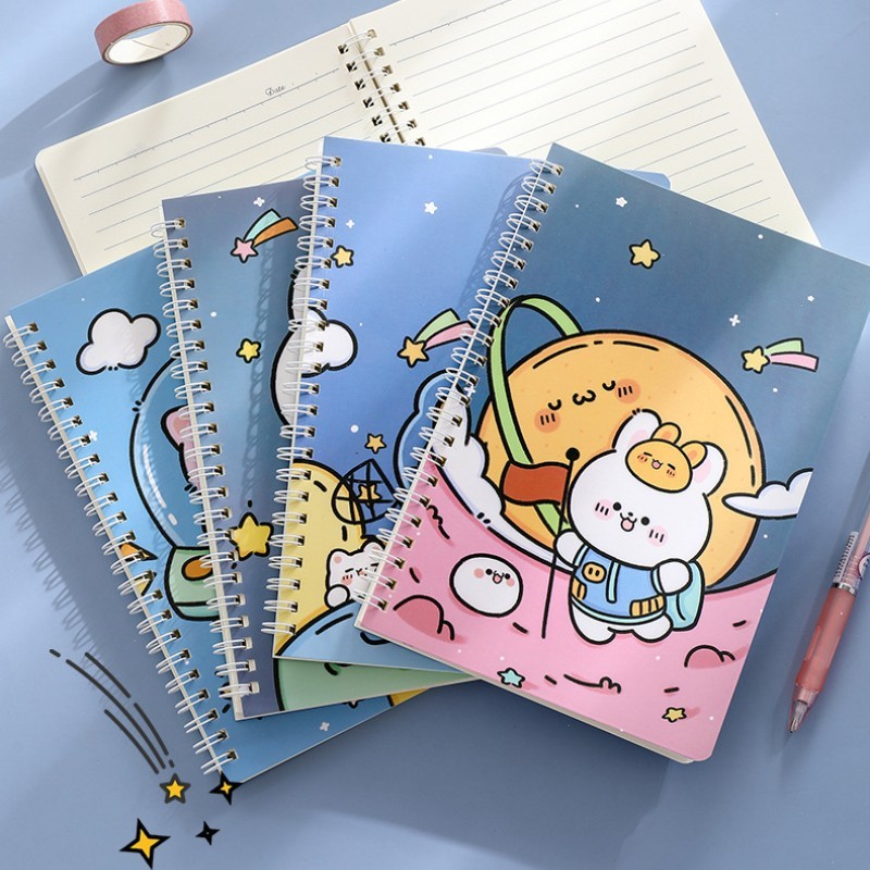 XO Sweet Time A5 spring notebook 120 pages, 70 gsm lined paper, many ...