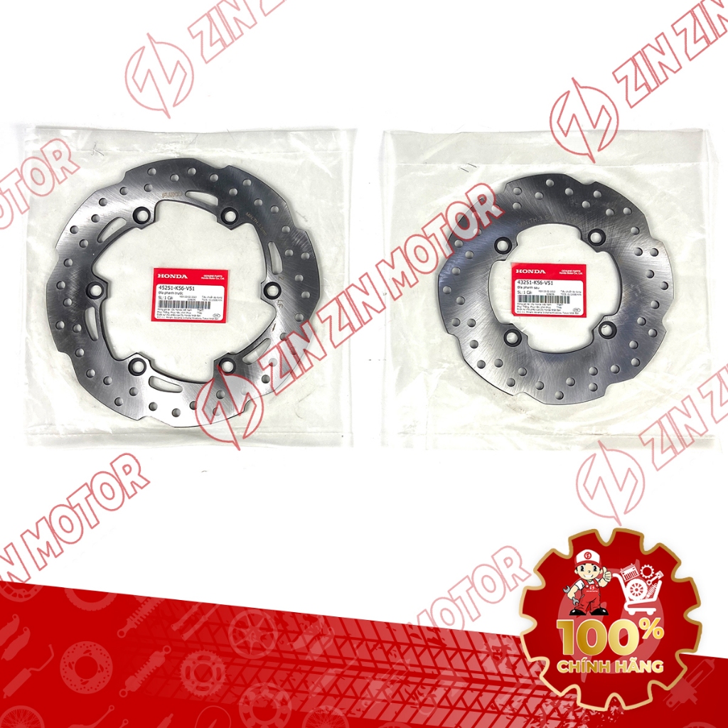Brake Disc, Front and Rear Brake Disc Winner X V2 V3, RS150 V3 45251 ...