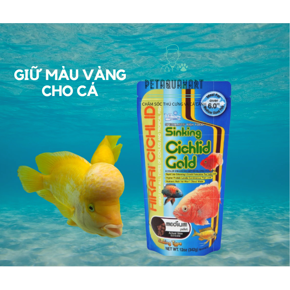 Sinking bran increases color for red snapper and Arhat fish from Hikari ...