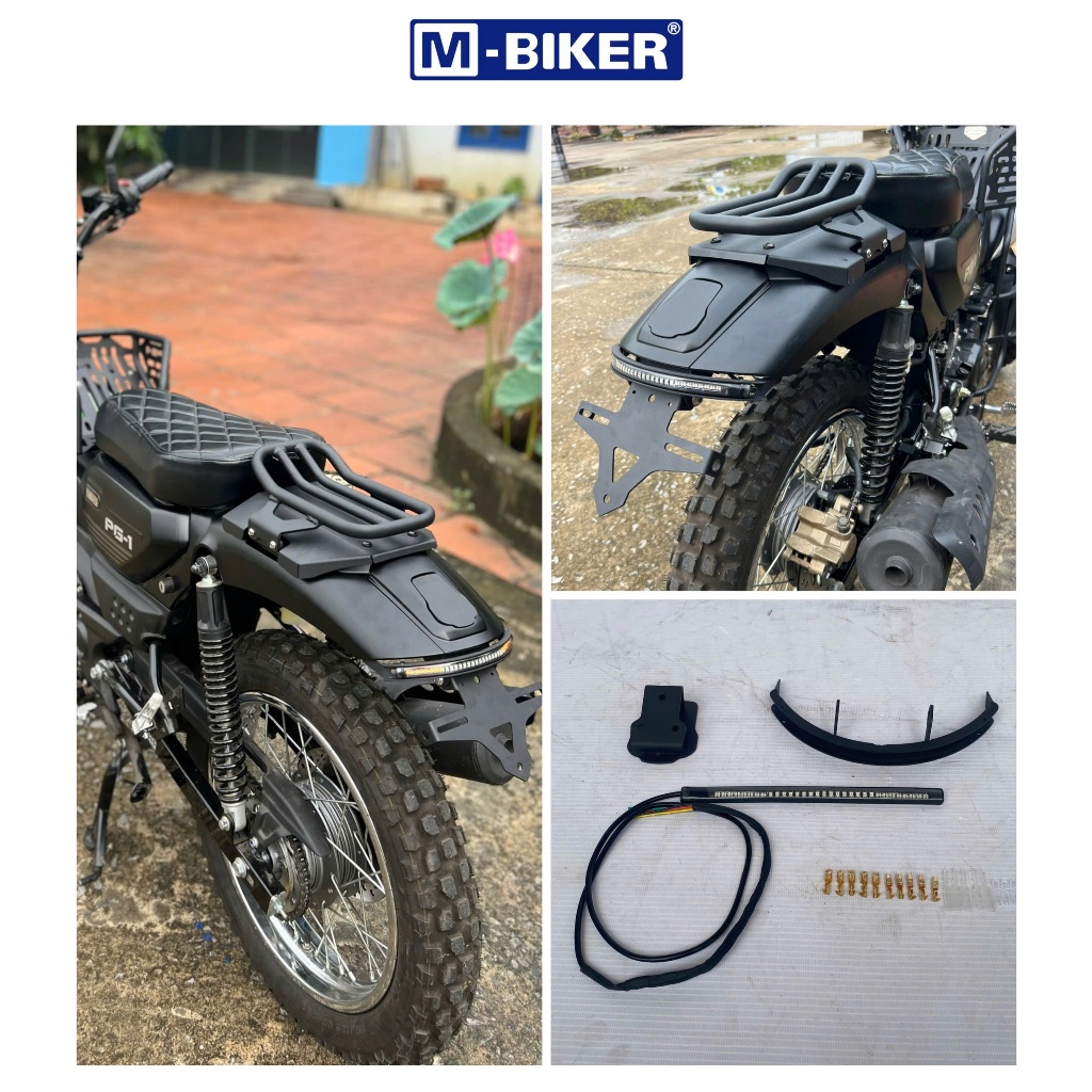 PG1 custom led tail light, combined with genuine Mbiker pg1 folding ...