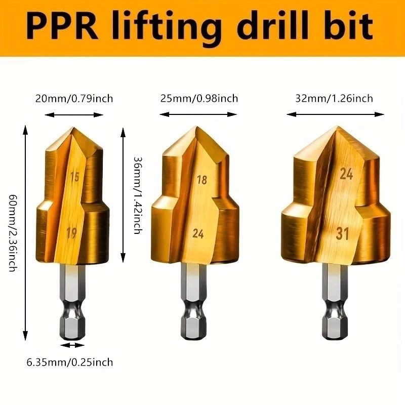 Hot Water pipe drill bit, Water pipe drill bit to open holes, Multi ...