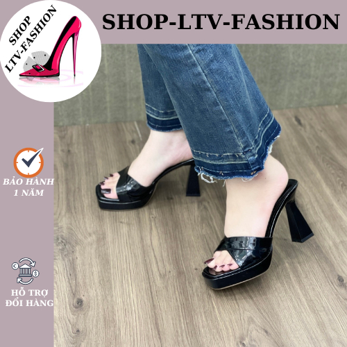 10-inch HIGH WOMEN'S CLOSE-UP SHOES WITH STANDARD FOM GLOSSY X-SHAPED ...