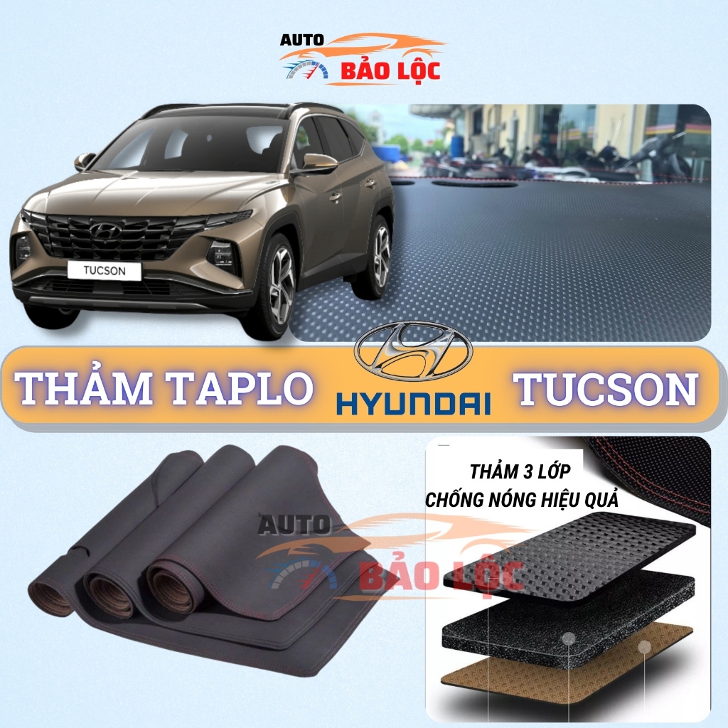 Hyundai TUCSON 2018 - 2024 dashboard mats with high quality carbon ...