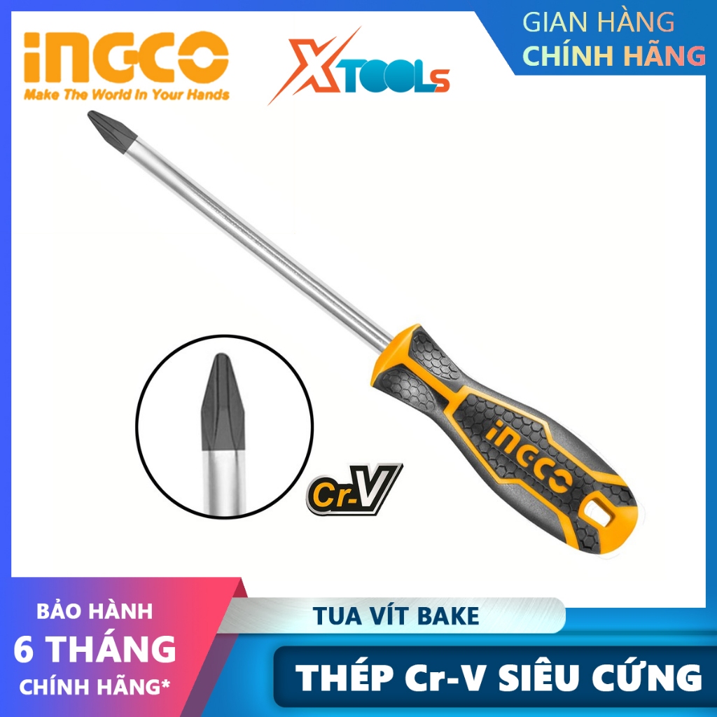 Ingco permanent magnet screwdriver of all sizes, made of super hard ...