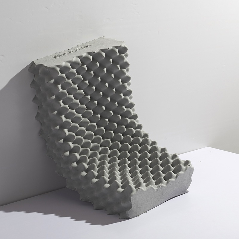 Natural Latex Massage Pillow with Activated Bamboo Charcoal Core