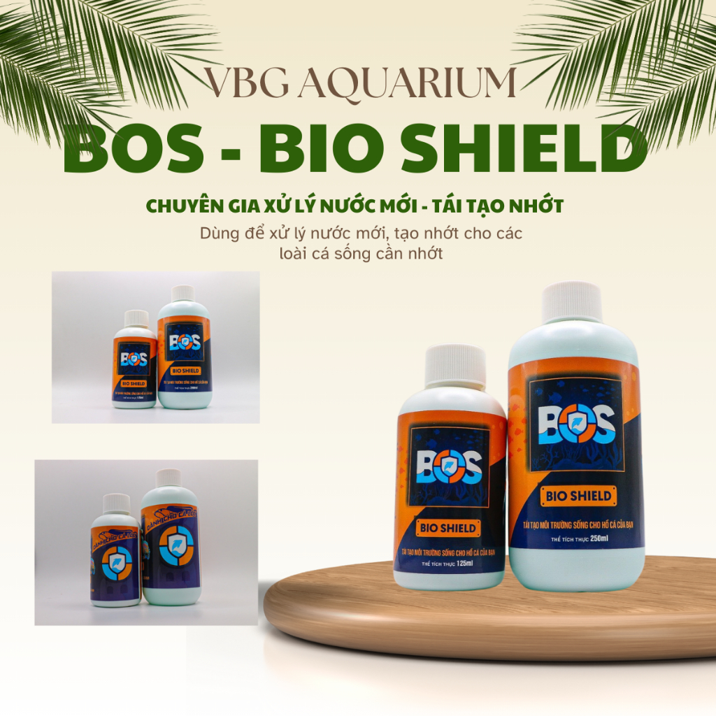 Bos - Bio Shield - Regenerate your aquarium Capacity 125ml 250ml ...