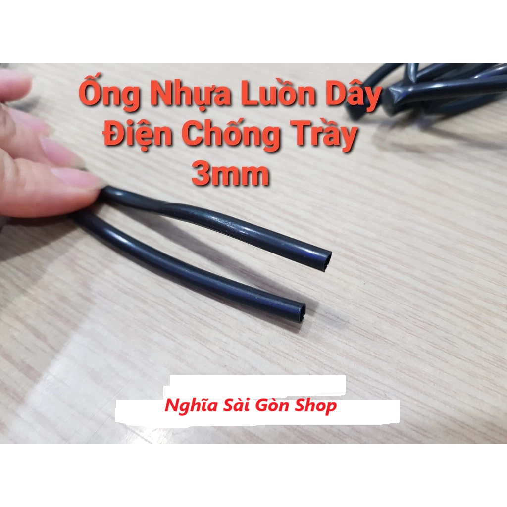 3mm Anti-Scratch Plastic Electrical Wire Pipe (1 bundle of 10 meters ...