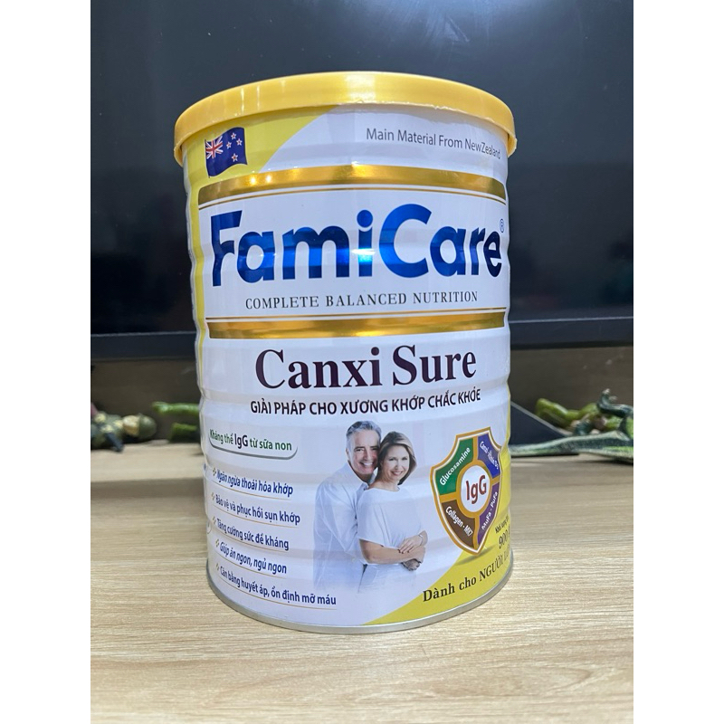 Calcium milk for adults and diabetics Famicare Calcium Sure 900g ...