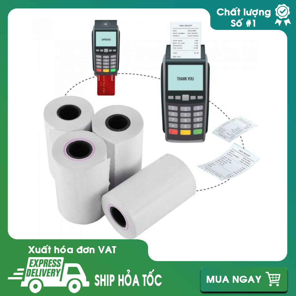Receipt printing paper for bank pos machine, bluetooth printer size K57