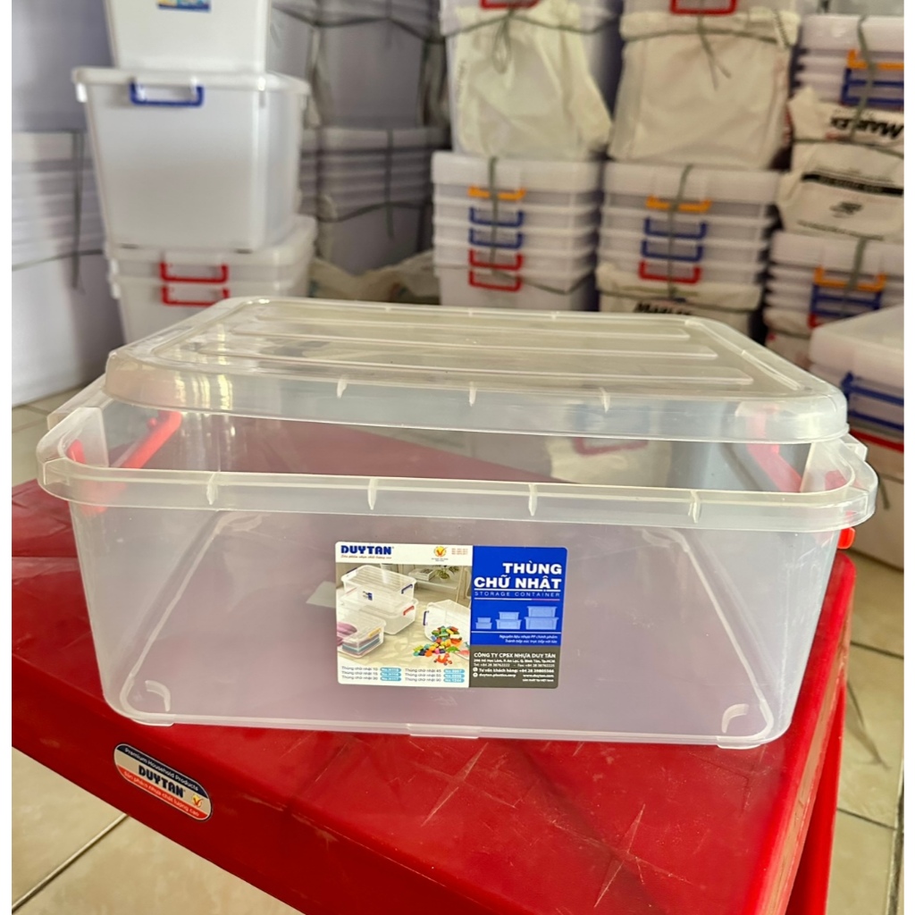 Hot Rectangular Container (transparent, storage) - DUY TAN Plastic (all ...