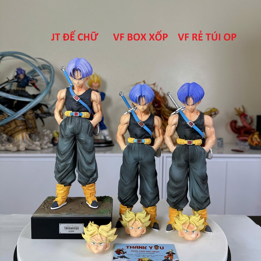 Dragonball Team Z Trunks Model 31cm Ongchumohinh MH 765 Letter Base ...