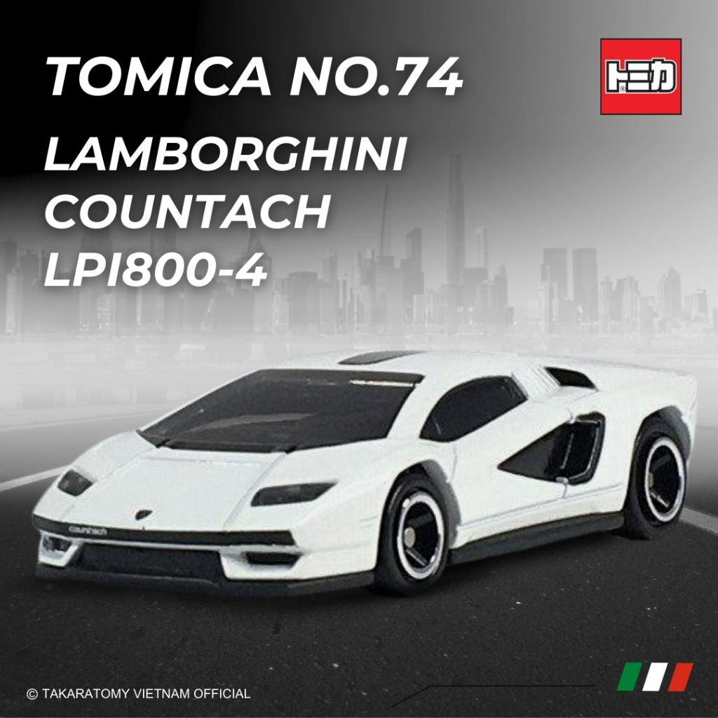 Model car Tomica No.74 Lamborghini Countach LPI800-4 White 188131 ...