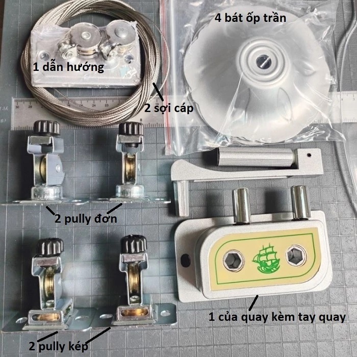 Hoa Phat Q7 smart drying rack parts set (no drying bar) rak baju ...