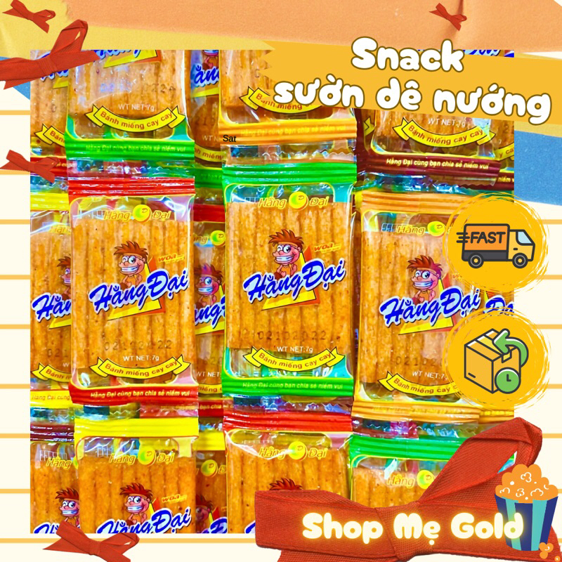 Hang Dai grilled goat rib Snack, spicy snacks (bag of 60), snacks ...