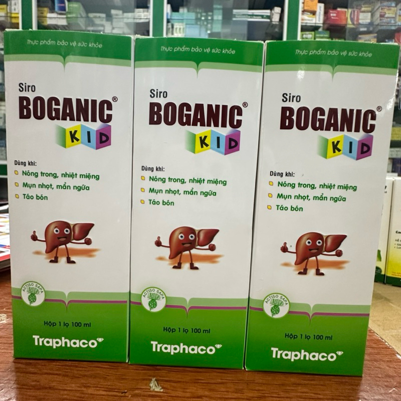 Boganic Kid Syrup - Reduces symptoms of pimples, heat rash, rashes ...