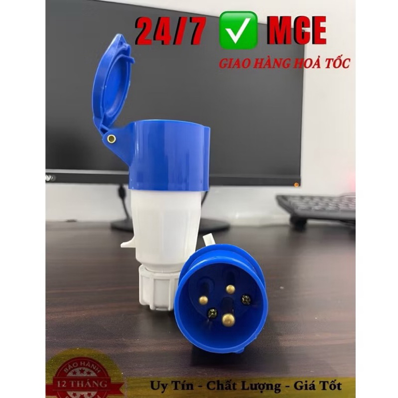 Combo of 10 Portable Industrial Socket Plugs Vortex Tail 16A Voltage ...