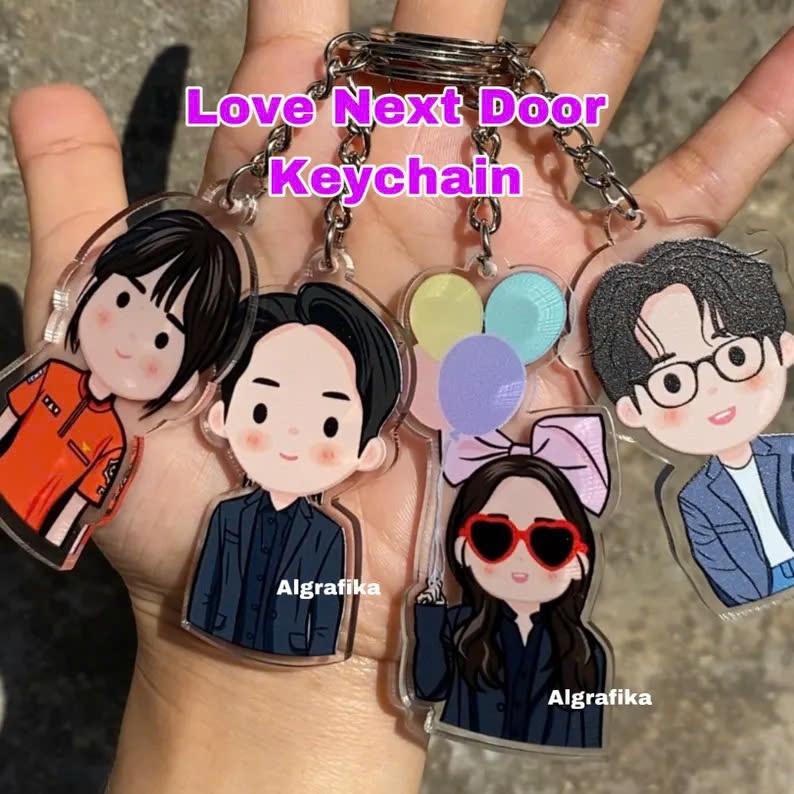 Love next to Kdrama keychain Goods Fanart jung hae in jung so min ...