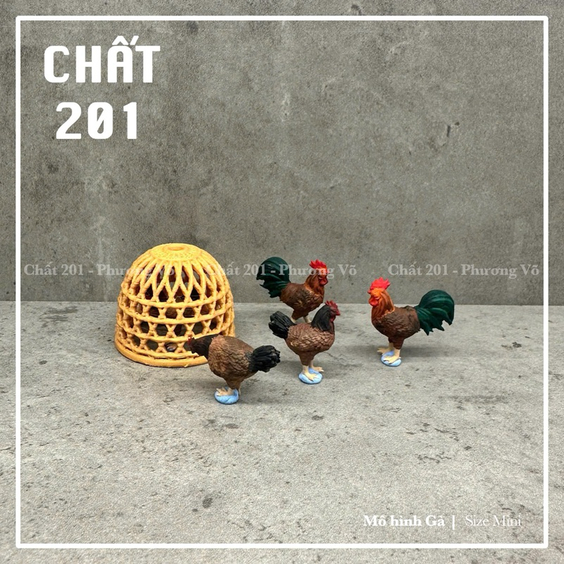 MINI SIZE chicken model for miniature landscape decoration | Shopee ...