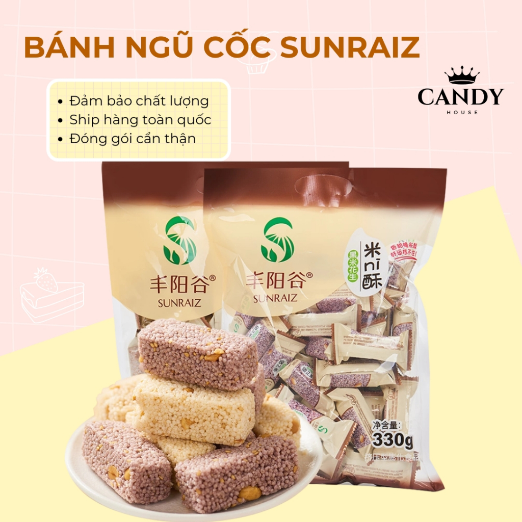 Sunraiz cereal rice cake, 330g pack of rice cereal | Shopee Malaysia