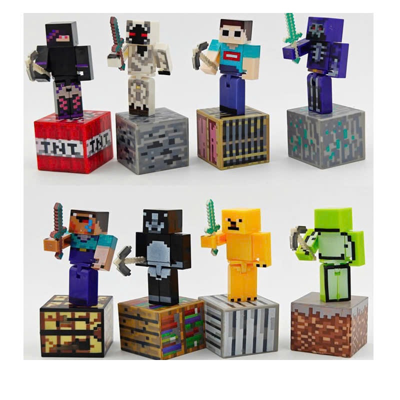 Minecraft minecraft character model toys randomly selected | Shopee ...
