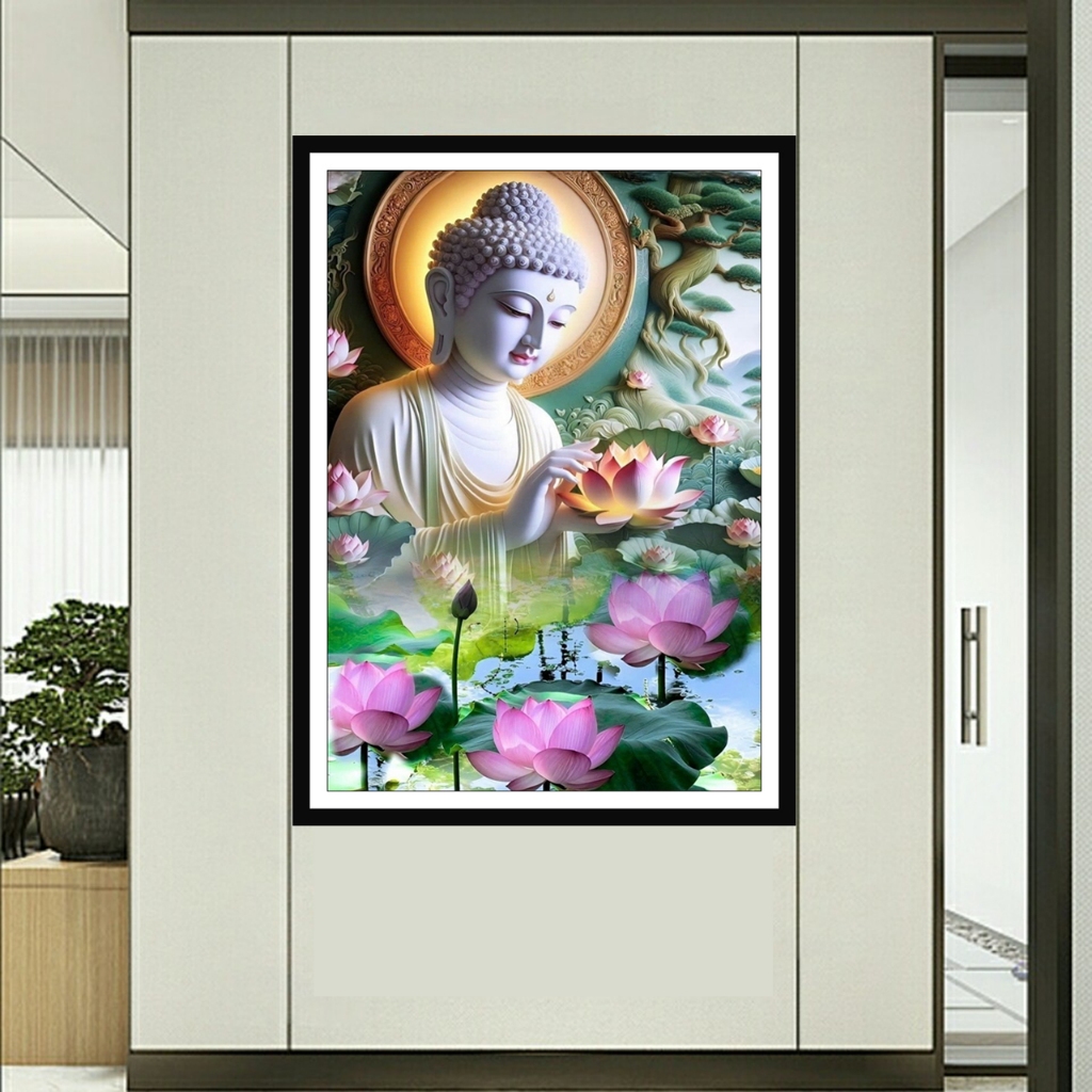 cross-stitch-painting-of-buddha-and-shakyamuni-buddha-fully
