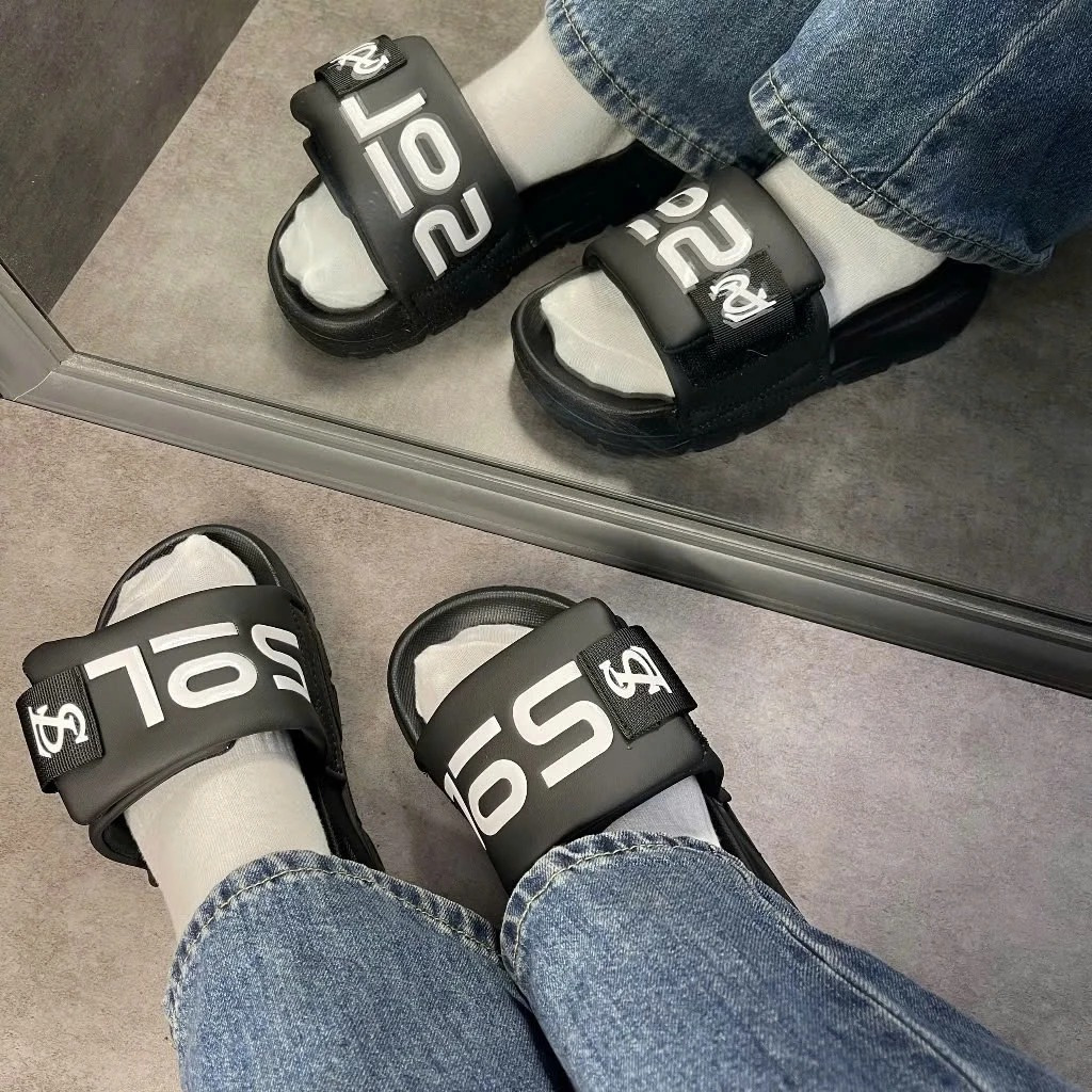 Sol Letter Sandals for Men and Women with Sharp Patterns Made of High ...