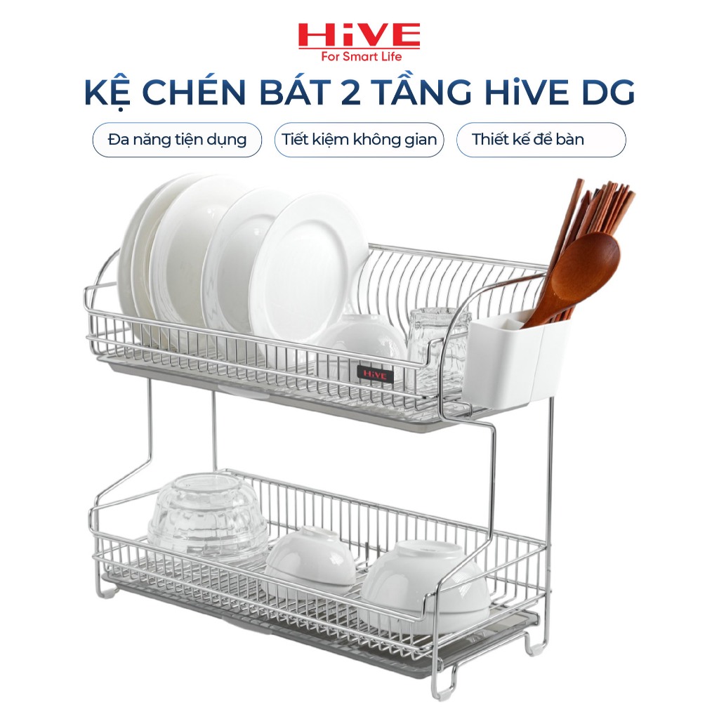 HiVE DG 2-tier dish rack | Shopee Malaysia